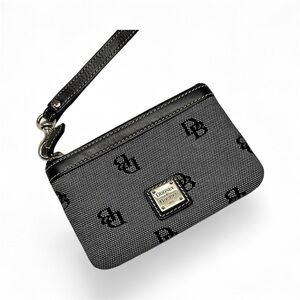 Dooney & Bourke‎ Black and Gray Wristlet - NWOT